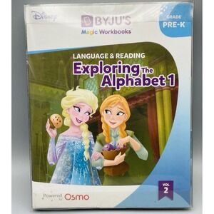 Byjus Disney Magic Workbook Pre-K Language Reading Exploring The Alphabet 1 v. 2